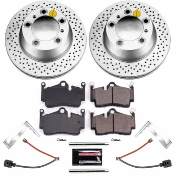 Picture of Power Stop 17-18 Porsche 718 Boxster Rear Z23 Evolution Sport Coated Brake Kit