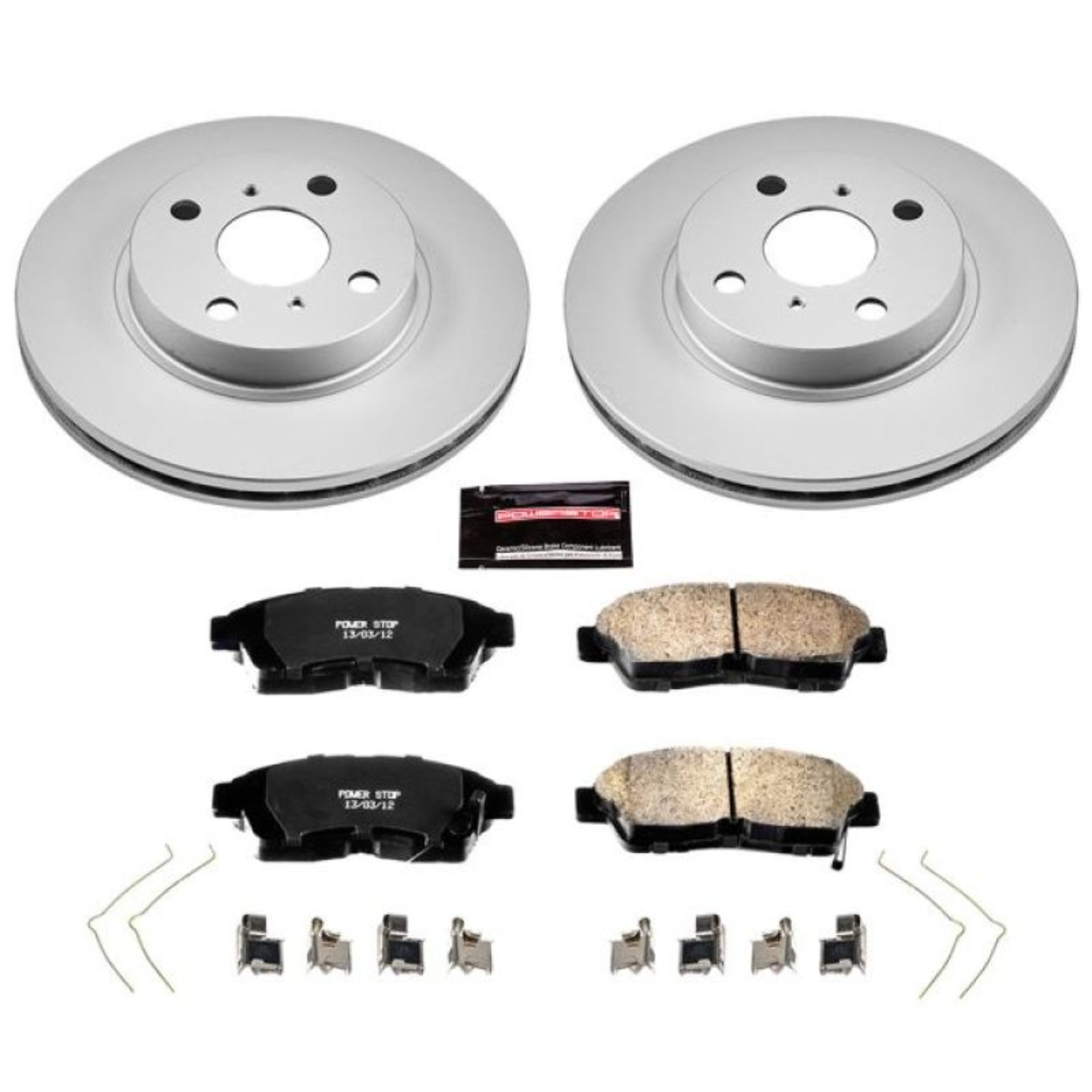 Picture of Power Stop 93-97 Geo Prizm Front Z17 Evolution Geomet Coated Brake Kit