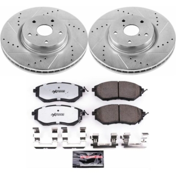Picture of Power Stop 06-07 Subaru B9 Tribeca Front Z26 Street Warrior Brake Kit