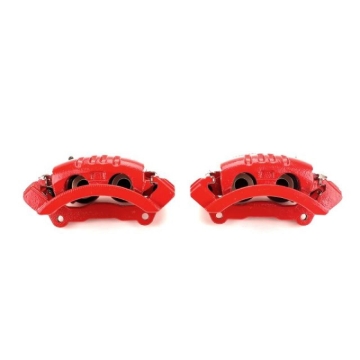 Picture of Power Stop 06-08 Dodge Ram 1500 Rear Red Calipers w/Brackets - Pair