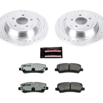 Picture of Power Stop 15-19 Ford Mustang Rear Z26 Street Warrior Brake Kit