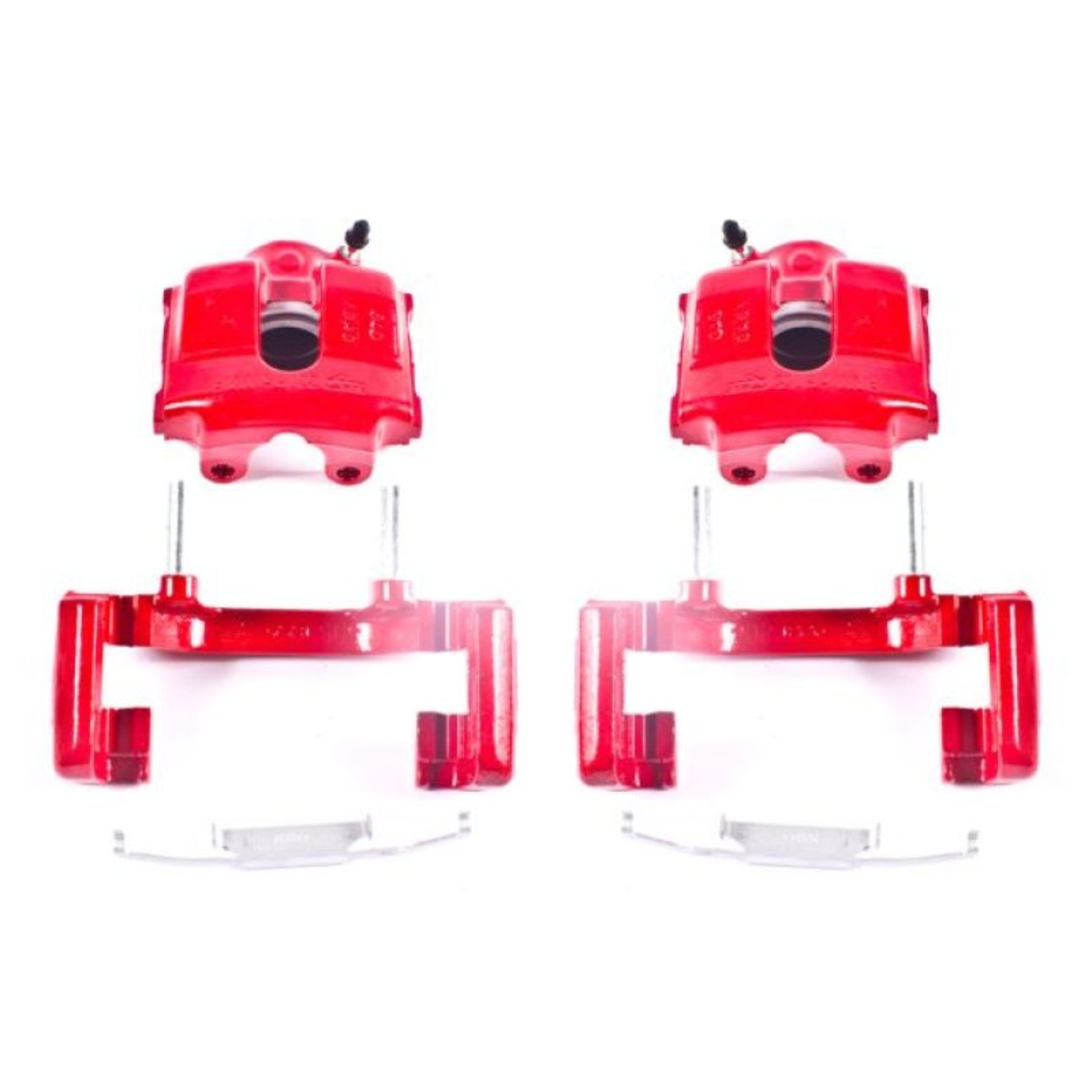 Picture of Power Stop 01-05 BMW 320i Front Red Calipers w/Brackets - Pair