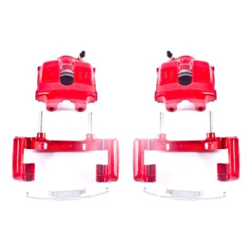 Picture of Power Stop 01-05 BMW 320i Front Red Calipers w/Brackets - Pair