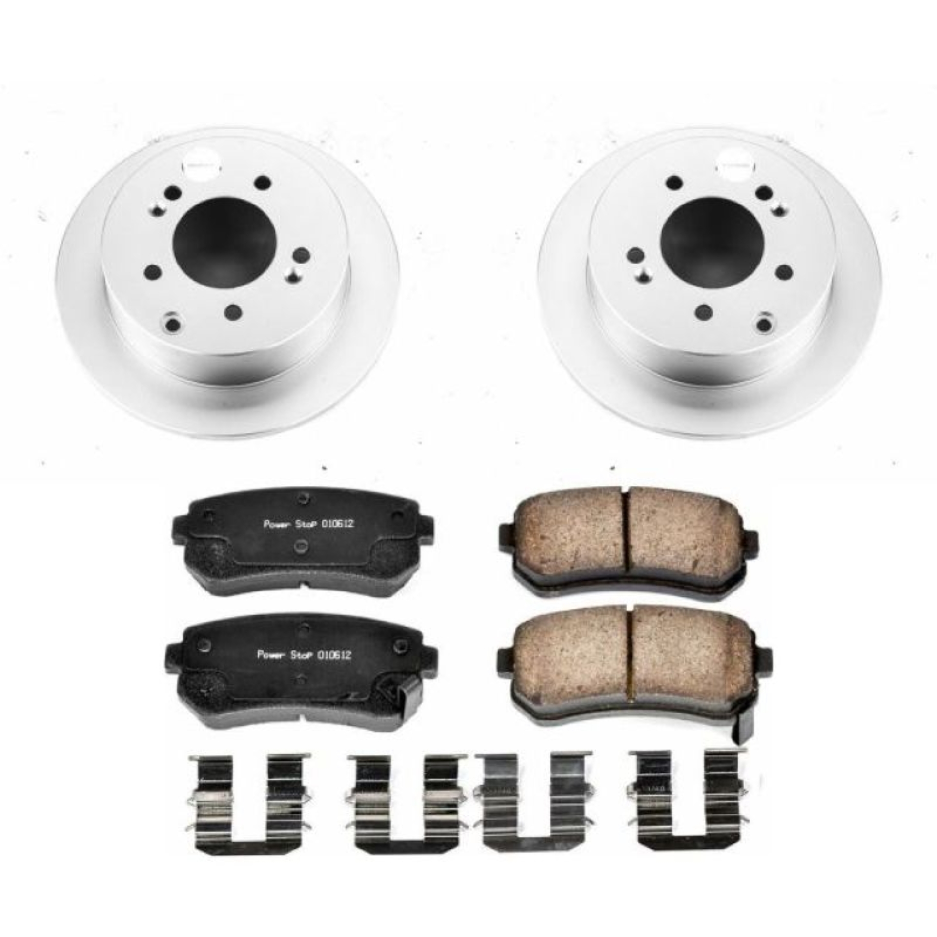 Picture of Power Stop 10-13 Kia Forte Rear Z17 Evolution Geomet Coated Brake Kit