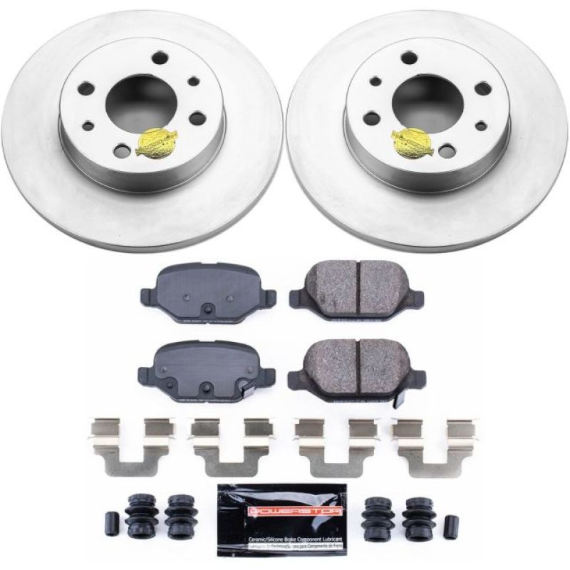 Picture of Power Stop 12-18 Fiat 500 Rear Z23 Evolution Sport Coated Brake Kit