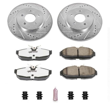 Picture of Power Stop 05-11 Ford Mustang Rear Z26 Street Warrior Brake Kit