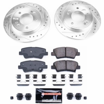 Picture of Power Stop 2019 Hyundai Veloster Rear Z23 Evolution Sport Brake Kit