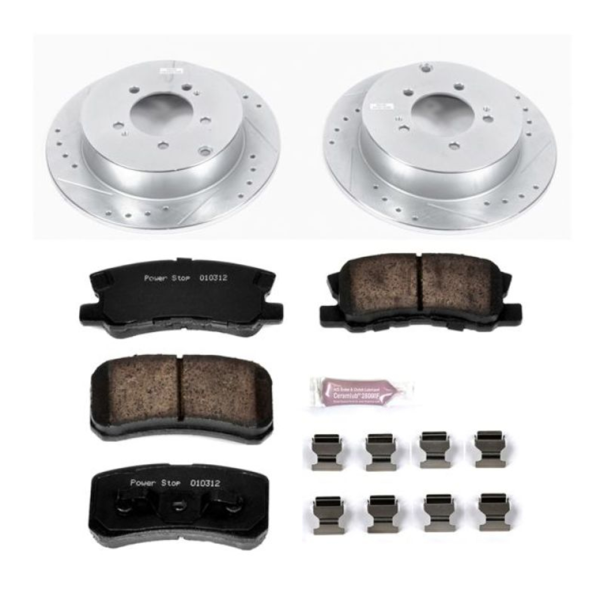 Picture of Power Stop 09-15 Mitsubishi Lancer Rear Z23 Evolution Sport Brake Kit