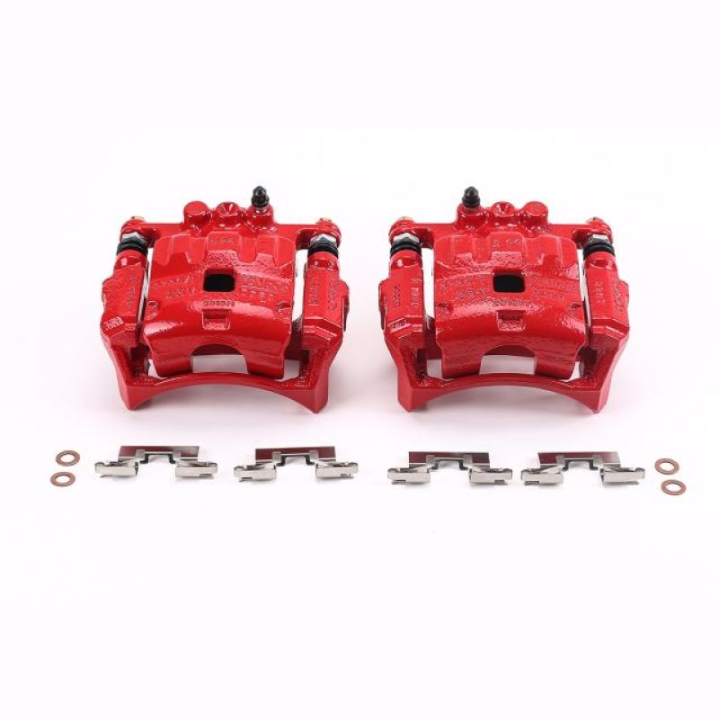 Picture of Power Stop 11-17 Ford Fiesta Front Red Calipers w/Brackets - Pair