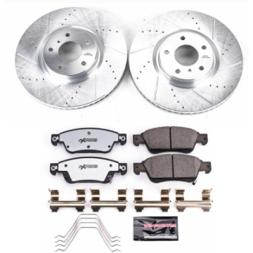 Picture of Power Stop 07-08 Infiniti G35 Front Z26 Street Warrior Brake Kit