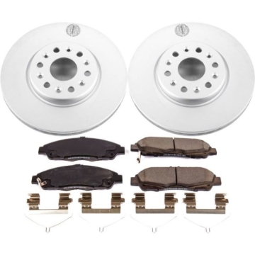 Picture of Power Stop 17-18 GMC Acadia Front Z17 Evolution Geomet Coated Brake Kit