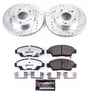 Picture of Power Stop 11-15 Honda CR-Z Front Z26 Street Warrior Brake Kit