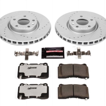 Picture of Power Stop 15-19 Chevrolet Corvette Front Z26 Street Warrior Brake Kit