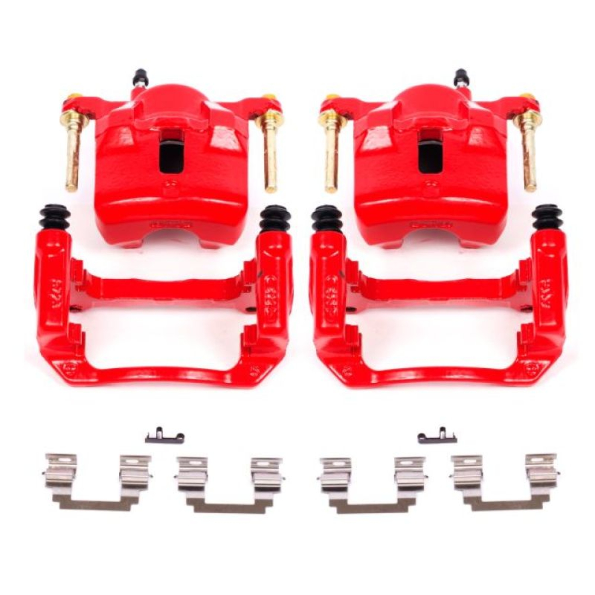 Picture of Power Stop 03-08 Pontiac Vibe Front Red Calipers w/Brackets - Pair