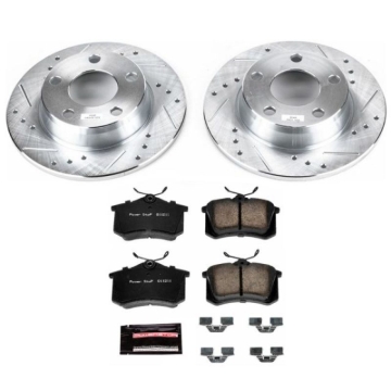 Picture of Power Stop 98-04 Audi A6 Quattro Rear Z23 Evolution Sport Brake Kit