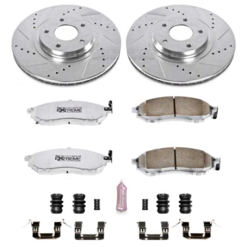 Picture of Power Stop 11-14 Nissan Murano Front Z26 Street Warrior Brake Kit