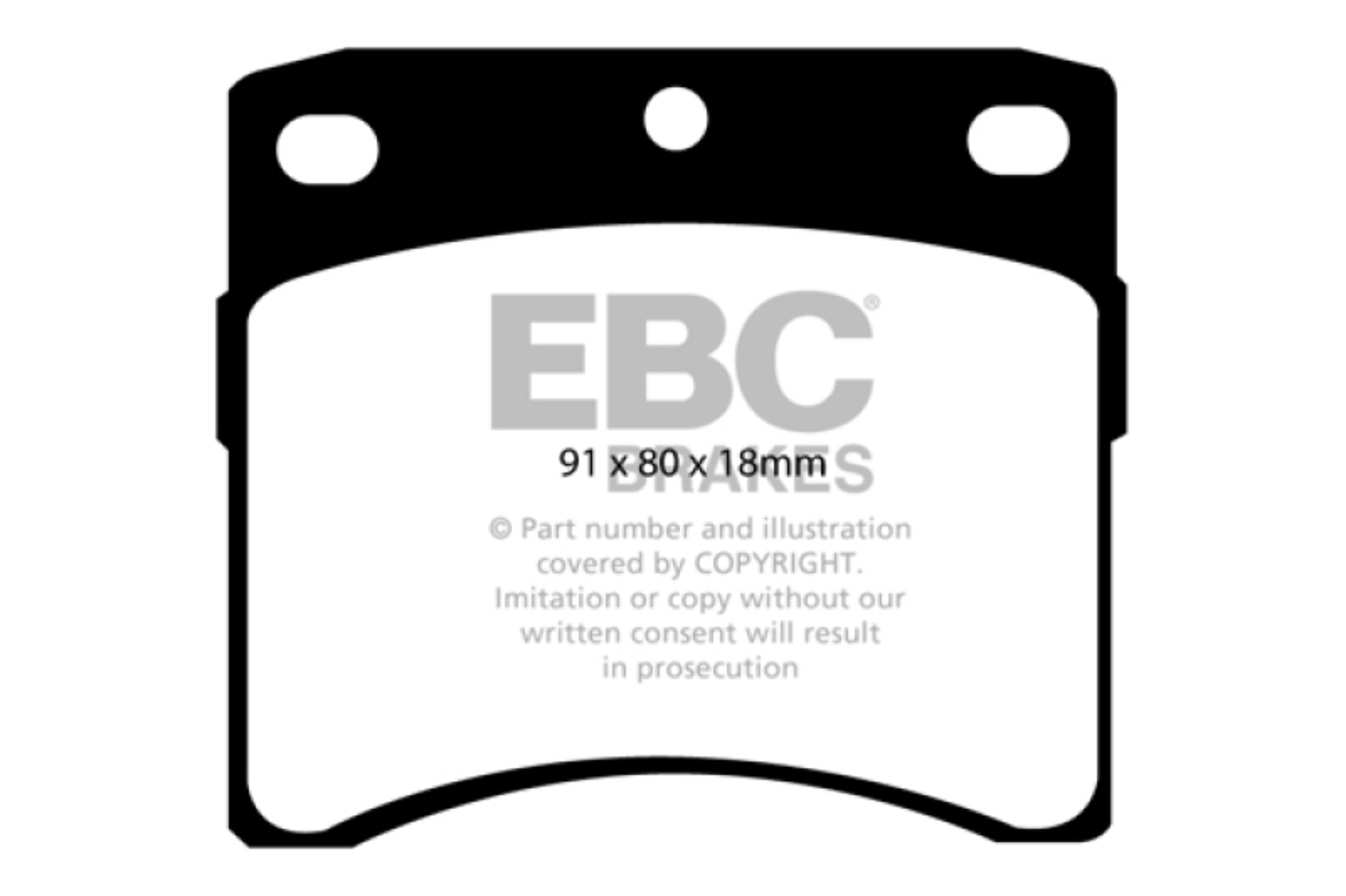 Picture of EBC Greenstuff Brake Pad Sets - DP6939