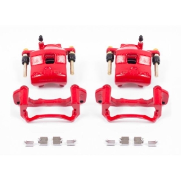 Picture of Power Stop 99-03 Mazda Protege Front Red Calipers w/Brackets - Pair