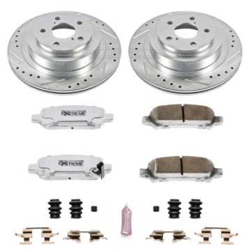 Picture of Power Stop 05-09 Subaru Legacy Rear Z26 Street Warrior Brake Kit