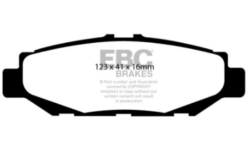Picture of EBC Yellowstuff Brake Pad Sets - DP4848R