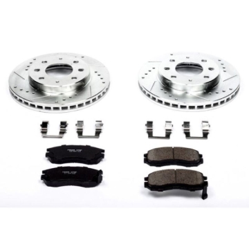 Picture of Power Stop 93-95 Eagle Summit Front Z23 Evolution Sport Brake Kit