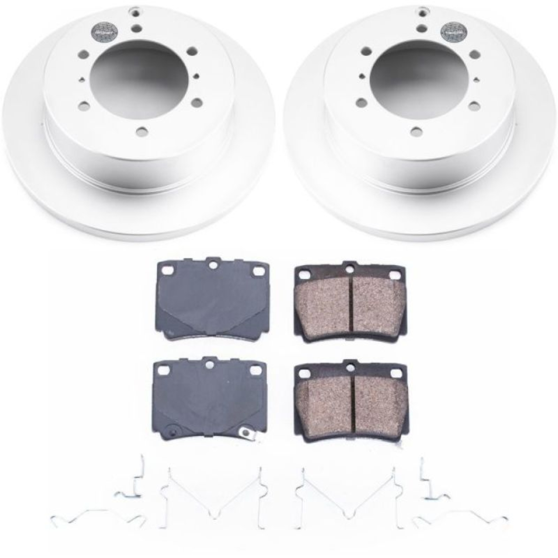 Picture of Power Stop 97-04 Mitsubishi Montero Sport Rear Z17 Evolution Geomet Coated Brake Kit
