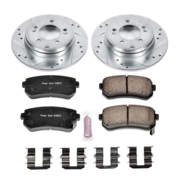 Picture of Power Stop 2015 Hyundai Sonata Rear Z23 Evolution Sport Brake Kit