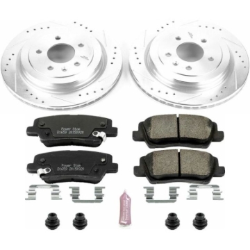 Picture of Power Stop 13-15 Cadillac ATS Rear Z23 Evolution Sport Brake Kit