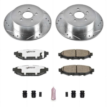 Picture of Power Stop 05-09 Subaru Legacy Rear Z26 Street Warrior Brake Kit