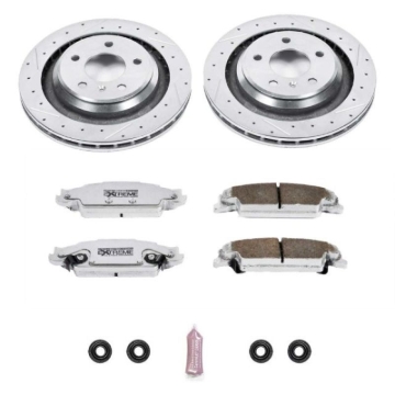Picture of Power Stop 05-08 Pontiac Grand Prix Rear Z26 Street Warrior Brake Kit