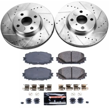 Picture of Power Stop 12-18 Toyota Yaris Front Z23 Evolution Sport Brake Kit