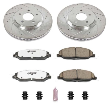 Picture of Power Stop 05-10 Ford Mustang Front Z26 Street Warrior Brake Kit