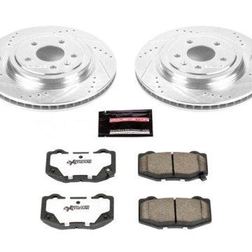 Picture of Power Stop 14-19 Chevrolet Corvette Rear Z26 Street Warrior Brake Kit