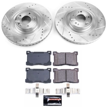 Picture of Power Stop 12-16 Hyundai Equus Front Z23 Evolution Sport Brake Kit