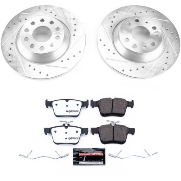 Picture of Power Stop 16-18 Audi TT Quattro Rear Z26 Street Warrior Brake Kit