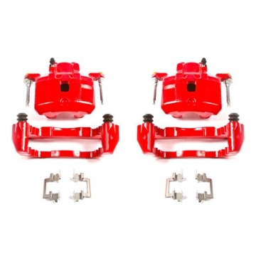 Picture of Power Stop 01-05 Chrysler Sebring Front Red Calipers w/Brackets - Pair