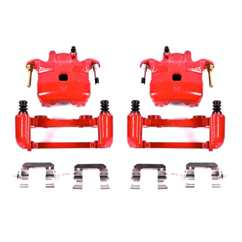 Picture of Power Stop 03-05 Infiniti G35 Front Red Calipers w/Brackets - Pair