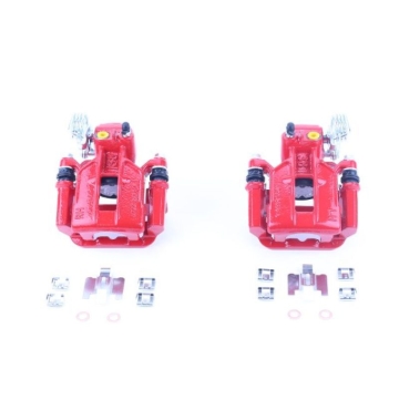 Picture of Power Stop 94-01 Ford Mustang Rear Red Calipers w/Brackets - Pair