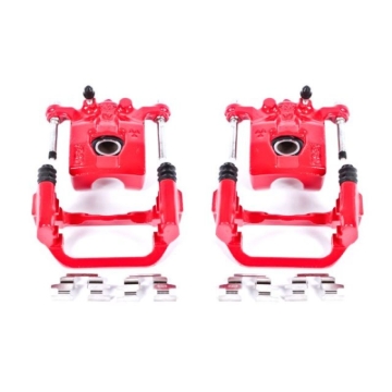 Picture of Power Stop 02-06 Nissan Altima Rear Red Calipers w/Brackets - Pair