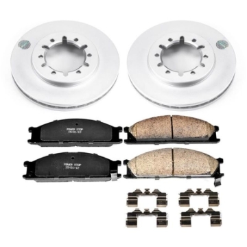 Picture of Power Stop 99-04 Nissan Frontier Front Z17 Evolution Geomet Coated Brake Kit