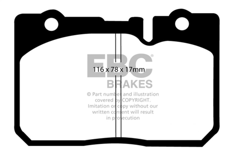 Picture of EBC Yellowstuff Brake Pad Sets - DP41154R