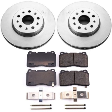 Picture of Power Stop 14-18 Cadillac CTS Front Z17 Evolution Geomet Coated Brake Kit