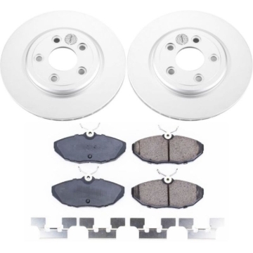 Picture of Power Stop 2005 Jaguar Vanden Plas Rear Z17 Evolution Geomet Coated Brake Kit
