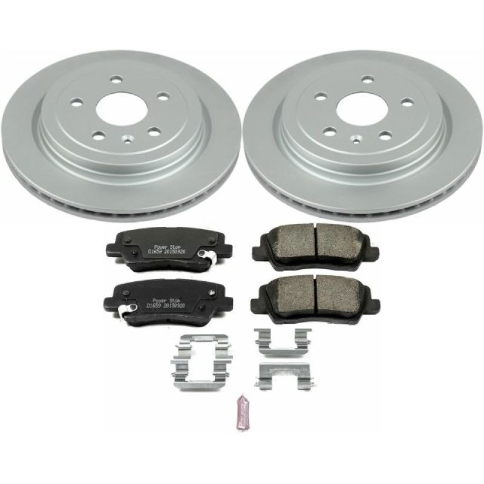 Picture of Power Stop 14-18 Cadillac CTS Rear Z17 Evolution Geomet Coated Brake Kit