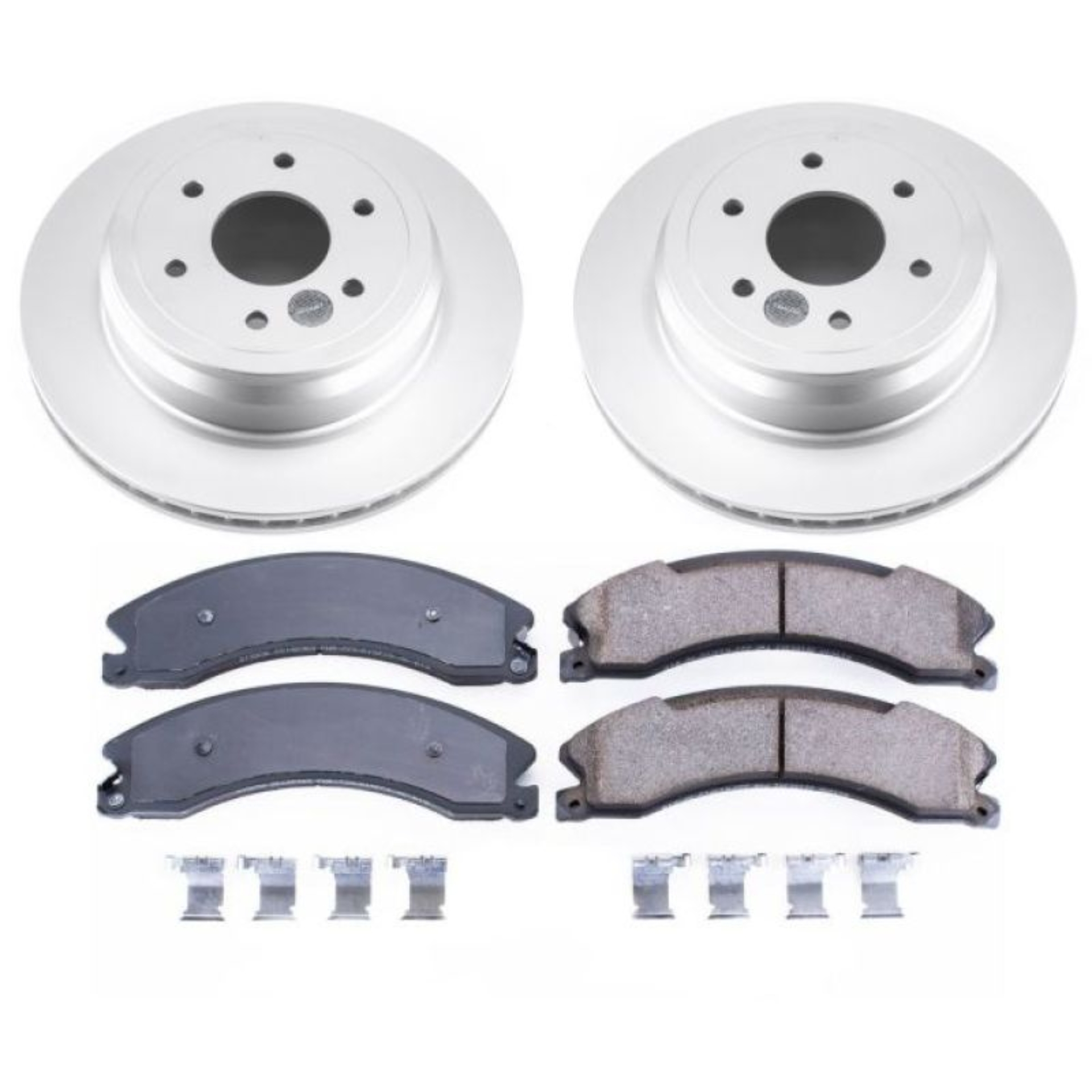 Picture of Power Stop 16-18 Nissan Titan XD Rear Z17 Evolution Geomet Coated Brake Kit