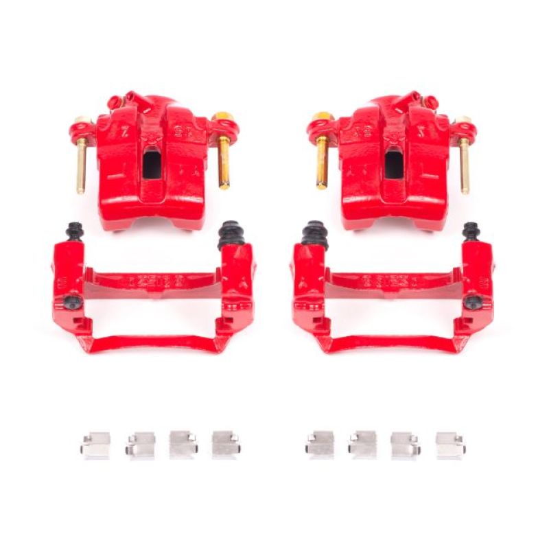 Picture of Power Stop 94-97 Mazda Miata Front Red Calipers w/Brackets - Pair