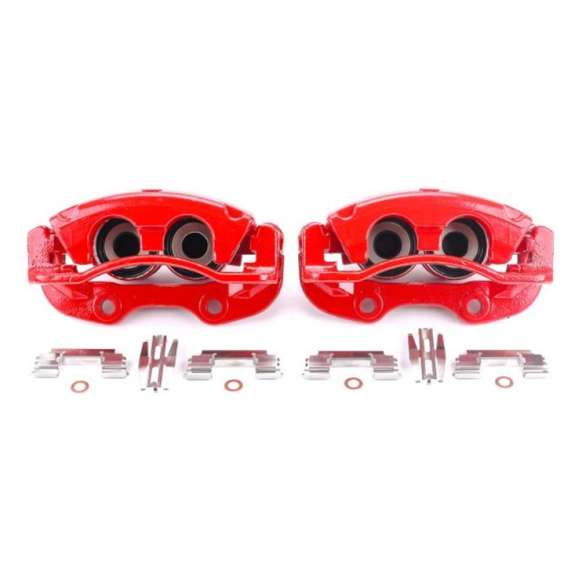 Picture of Power Stop 02-06 Cadillac Escalade Rear Red Calipers w/Brackets - Pair
