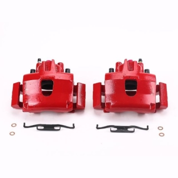 Picture of Power Stop 01-07 Chrysler Town & Country Front Red Calipers w/Brackets - Pair
