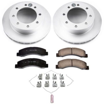 Picture of Power Stop 1999 Ford F-250 Super Duty Front Z17 Evolution Geomet Coated Brake Kit