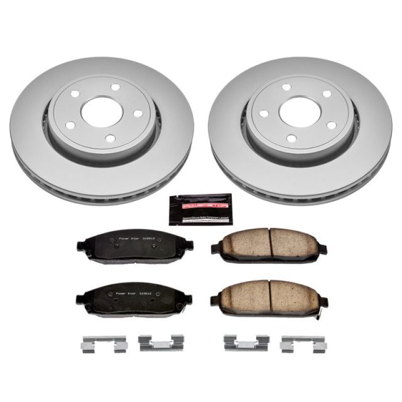 Picture of PowerStop PSB Z17 Evolution Coated Kit Brake Kits - CRK2219